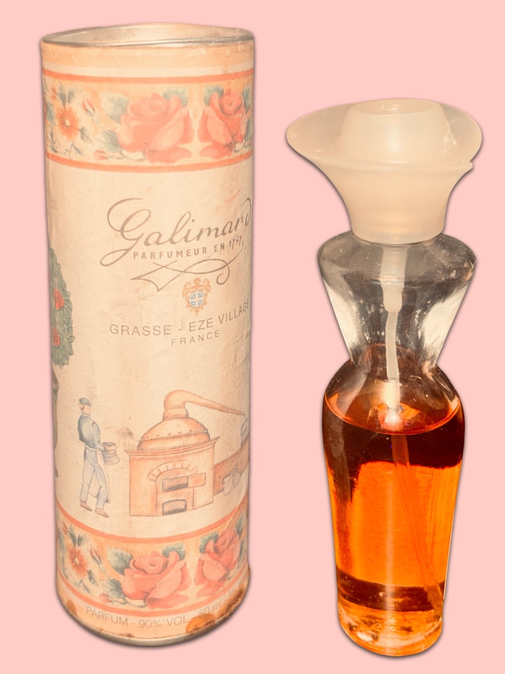 Vintage French Perfume Set — Songerie by Galen + Galimard Canister